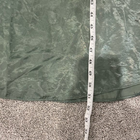 NWT Abercrombie and Fitch Strapless Trapeze Maxi Dress in Lush Green Size Small - Picture 14 of 15